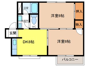 エルディム曽根の物件間取画像